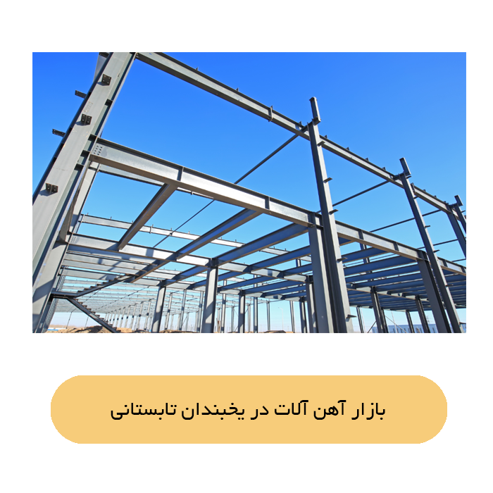 بازار آهن آلات در یخبندان تابستانی